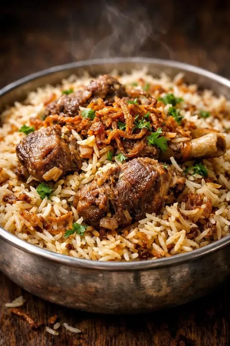 طرز تهیه بریانی گوشت حیدرآبادی؛ شاهکار شبه‌قاره در آشپزخانه شما