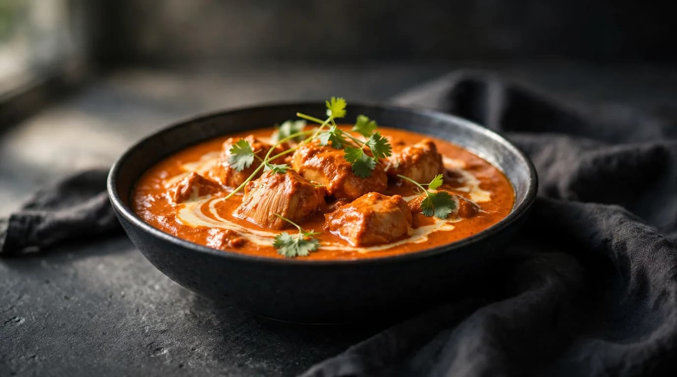طرز تهیه مرغ کره‌ای (باتر چیکن)؛ مخملی‌ترین غذای هند