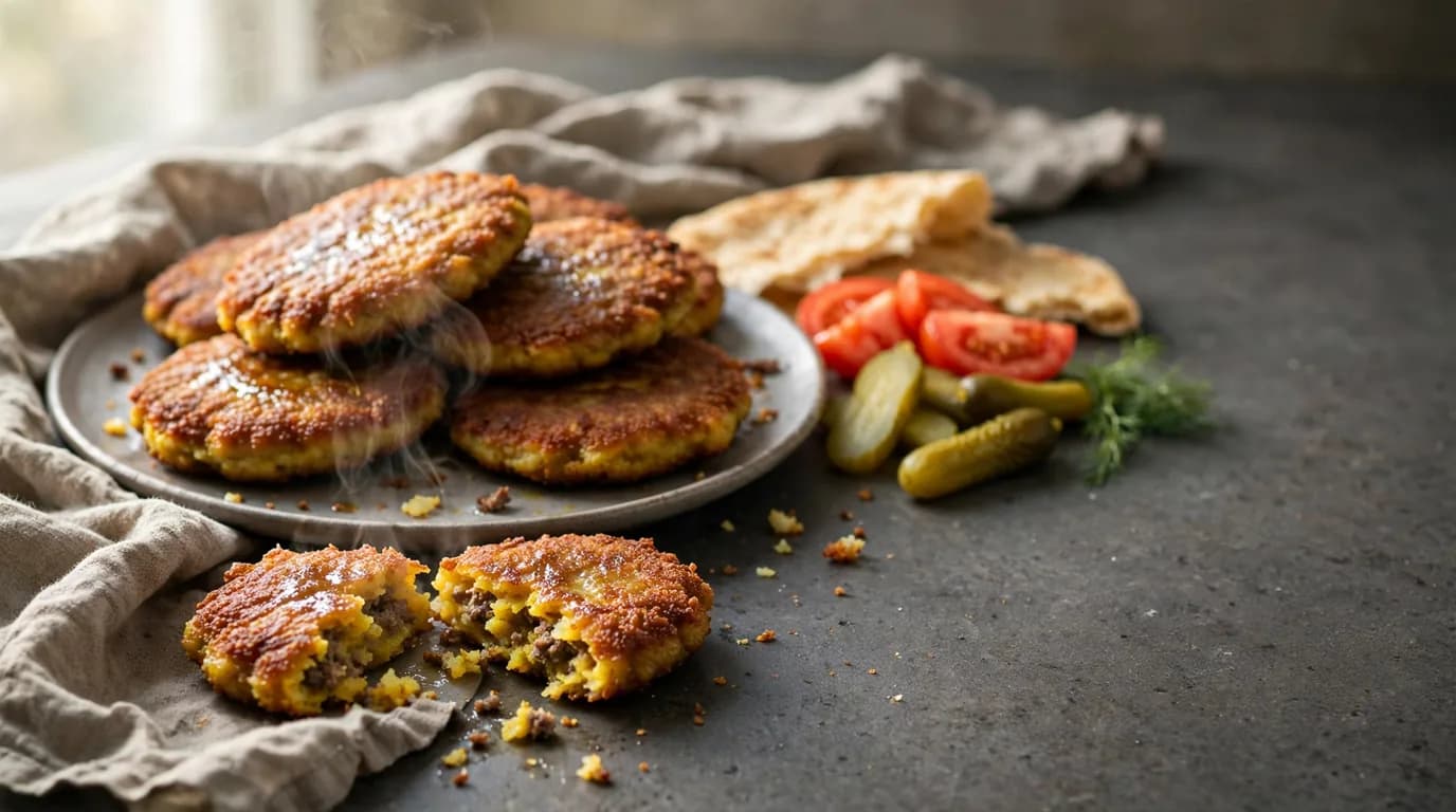 طرز تهیه کتلت گوشت خانگی؛ راز کتلت ترد و خوش‌عطر