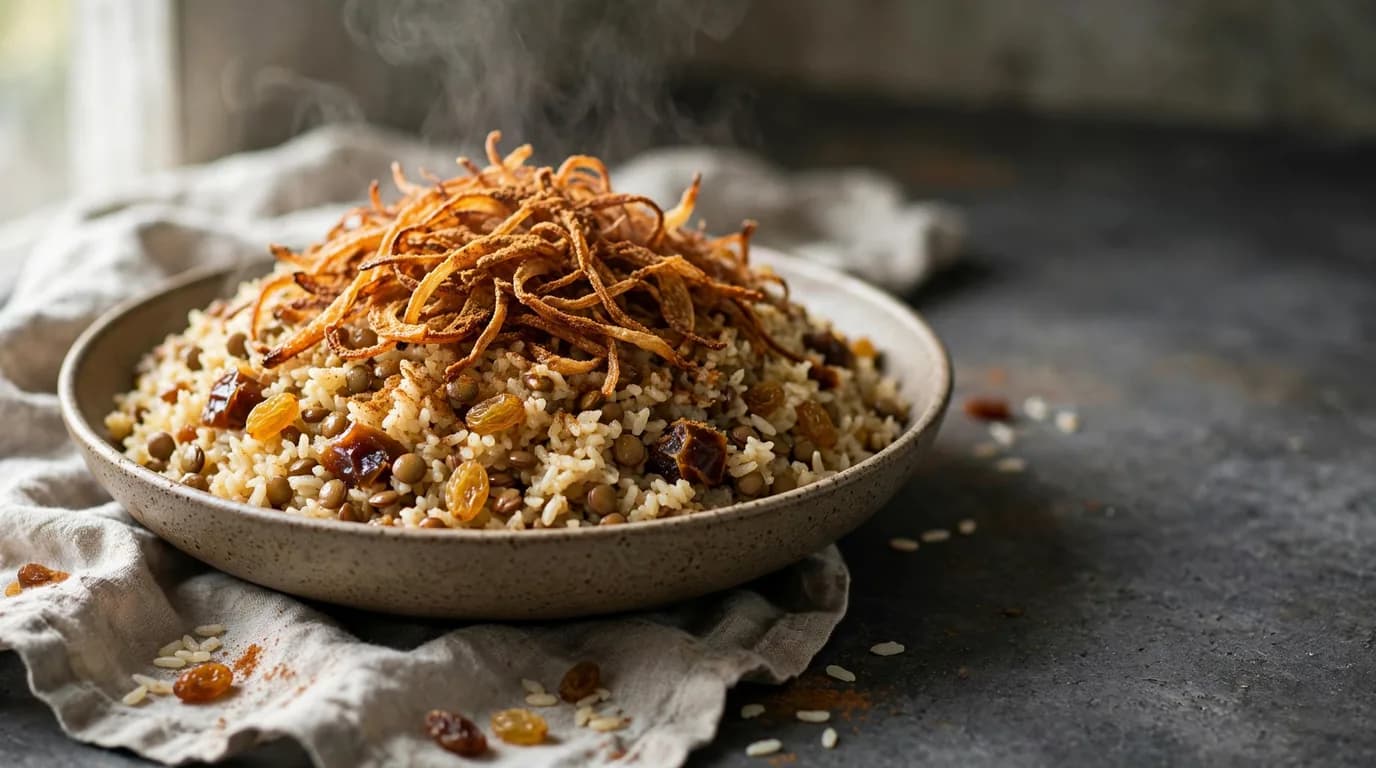 طرز تهیه دمی عدس مجلسی؛ پلوی عطرآگین و سیرکننده شب‌های سرد