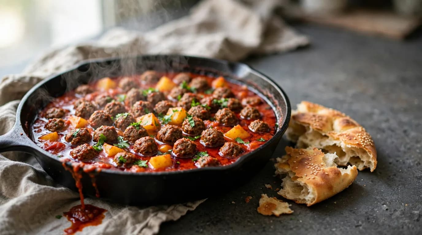 طرز تهیه کله گنجشکی شیرازی؛ کوفته‌قلقلی خوش‌طعم در سس گوجه