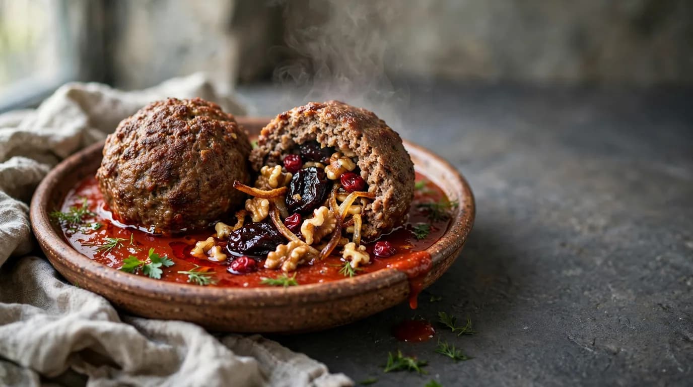 طرز تهیه کوفته کردی اصیل؛ کوفته درشت و پرمغز کردستان