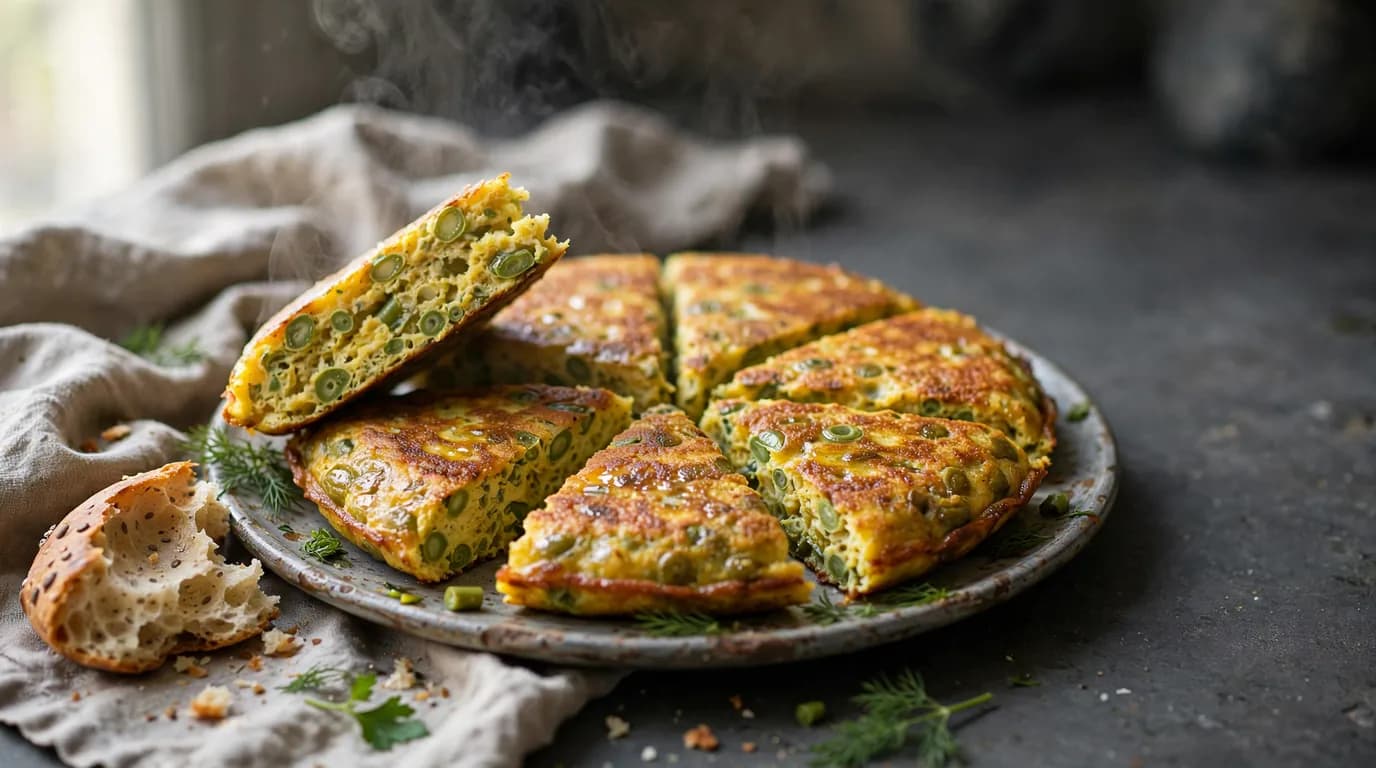طرز تهیه کوکو لوبیا سبز خوشمزه و پفکی؛ راز کوکوی رستورانی