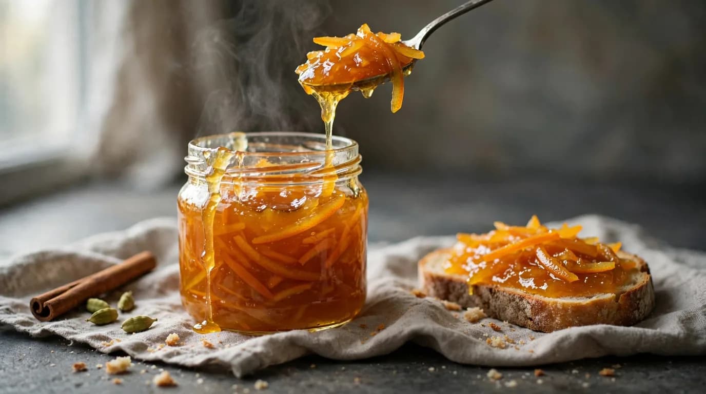 طرز تهیه مربای پوست پرتقال خوش‌عطر؛ شیرینی اصیل خانگی