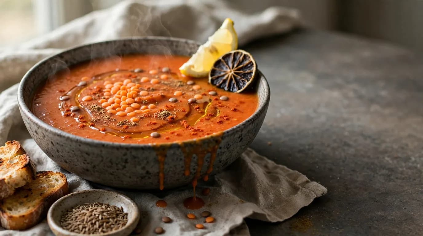 طرز تهیه سوپ عدس قرمز؛ گرمابخش مخملی و خوش‌عطر