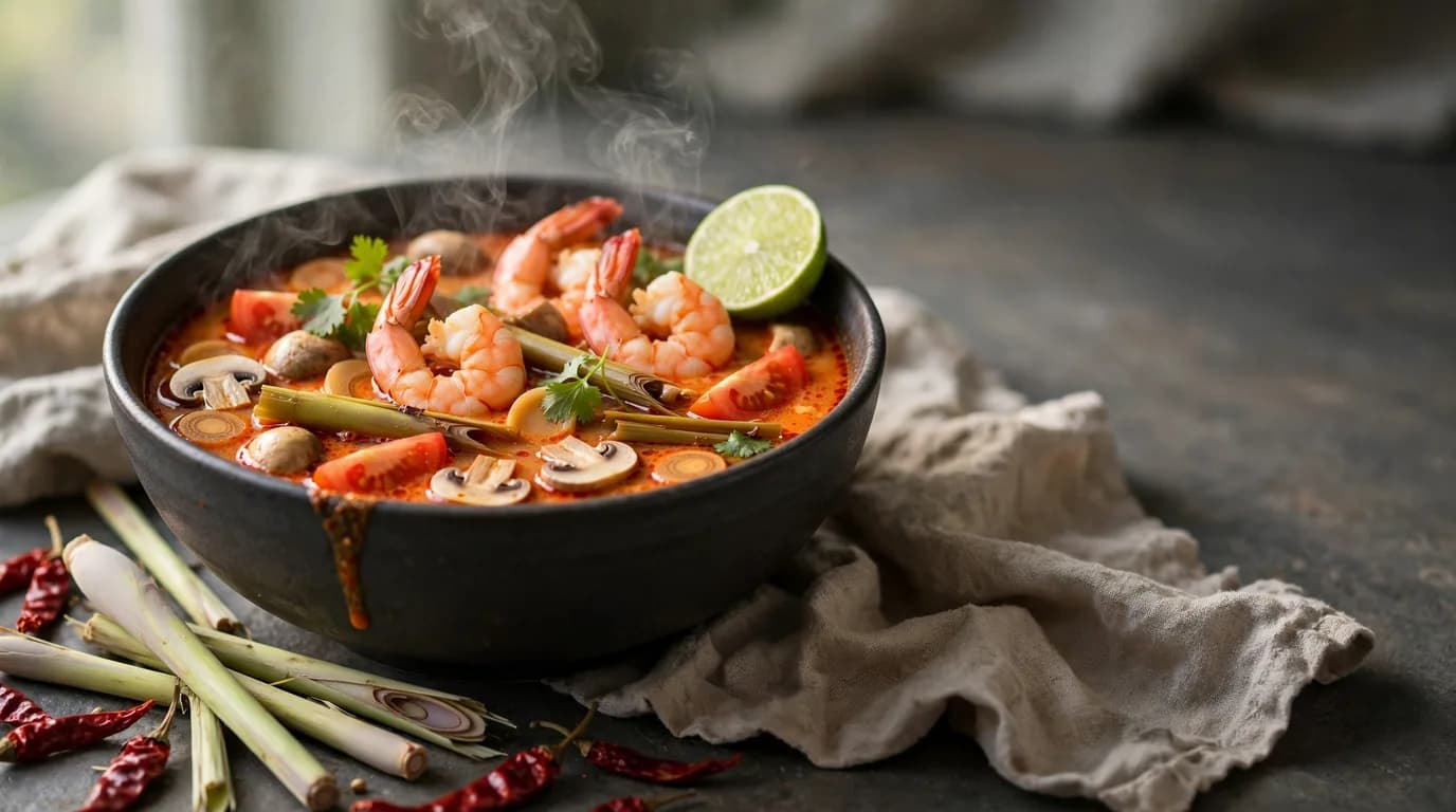 طرز تهیه تام یام؛ سوپ ترش و تند افسانه‌ای تایلند