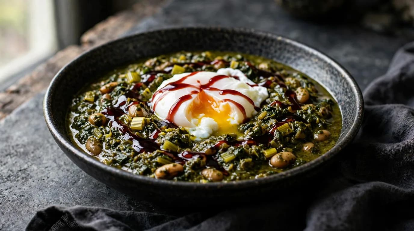طرز تهیه ترش‌تره گیلانی؛ خورش سبز و ترشِ دل گیلان