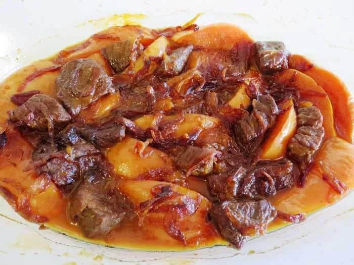 خورش هلو