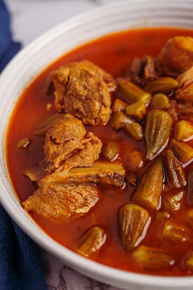 خورش بامیه خوزستانی