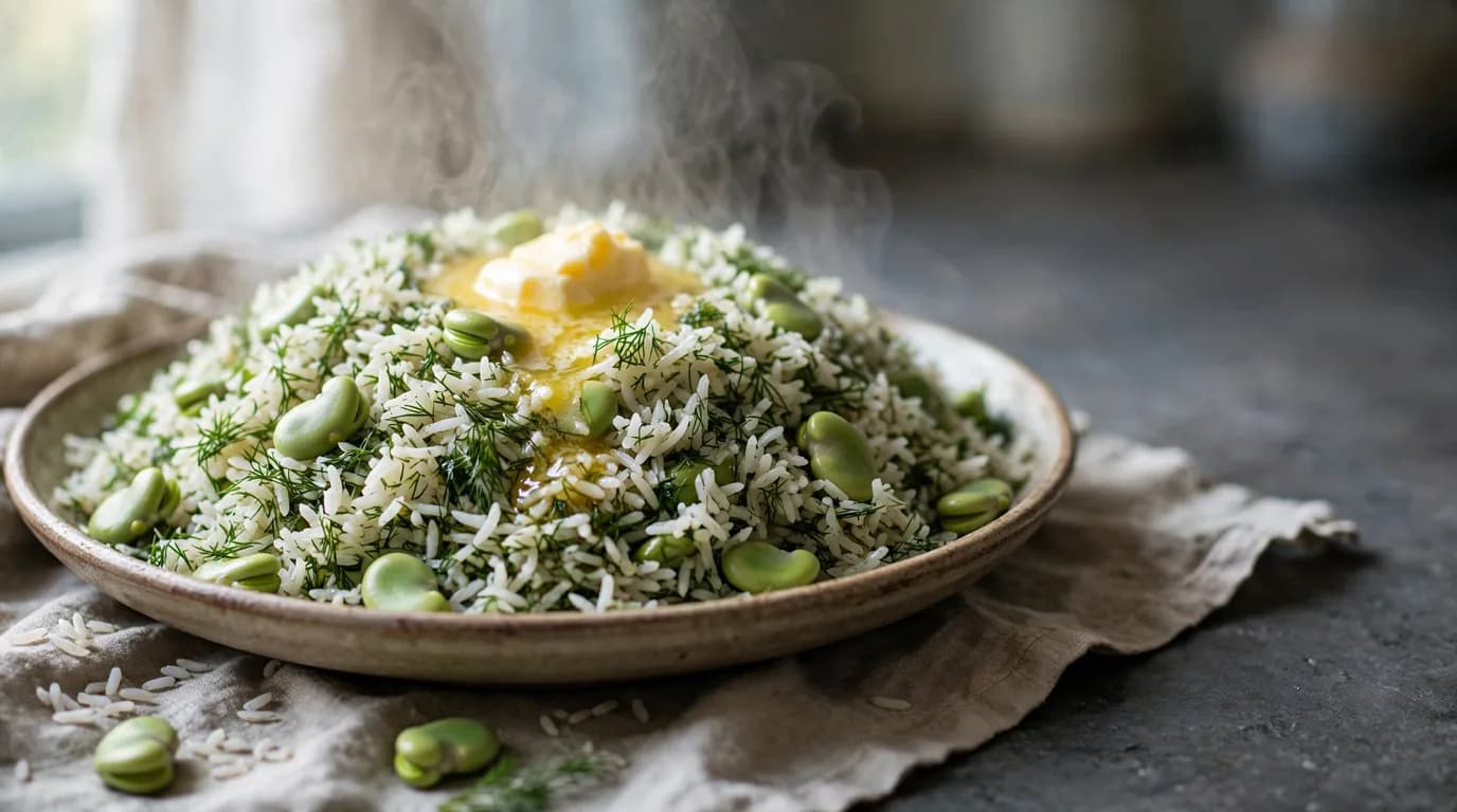 طرز تهیه دمی باقالی خوشعطر؛ از انتخاب شوید تا دمکشیدن کامل