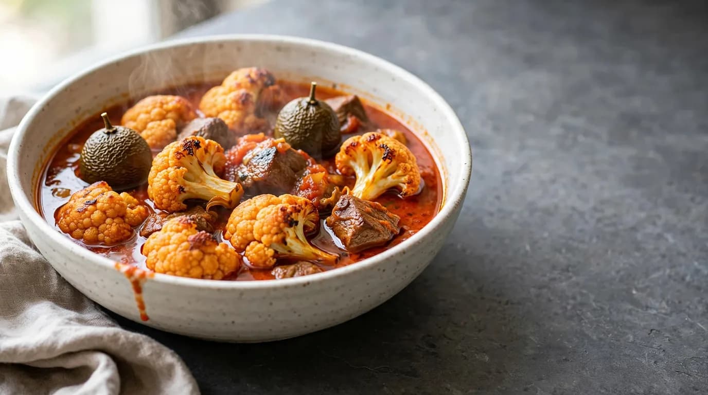 طرز تهیه خورش گل کلم؛ خورشی ملس و خوشرنگ برای سفره ایرانی