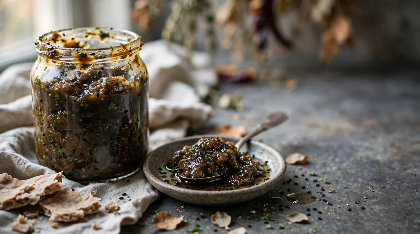 طرز تهیه ترشی لیته بادمجان؛ ترشی خوشعطر و جاافتادهی شمالی