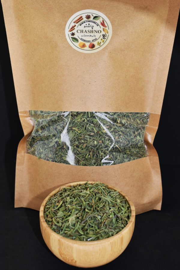 مرزه خشک تمیز و بهداشتی در بسته‌بندی زیپ‌دار، مناسب برای استفاده در آشپزی و دمنوش‌های گیاهی