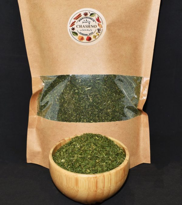 شوید خشک تمیز و بهداشتی در بسته‌بندی زیپ‌دار، مناسب برای استفاده در آشپزی و دمنوش‌های گیاهی