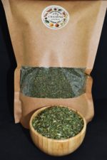 نعناع خشک تمیز و بهداشتی در بسته‌بندی زیپ‌دار، مناسب برای استفاده در آشپزی و دمنوش‌های گیاهی