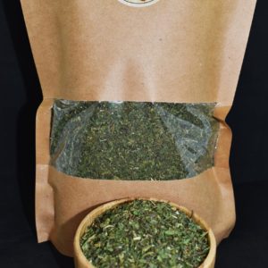 نعناع خشک تمیز و بهداشتی در بسته‌بندی زیپ‌دار، مناسب برای استفاده در آشپزی و دمنوش‌های گیاهی